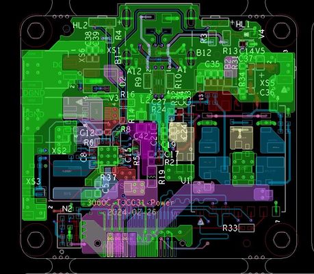 2-48 層精密 マルチレイヤ PCB 板 20 1 側面比